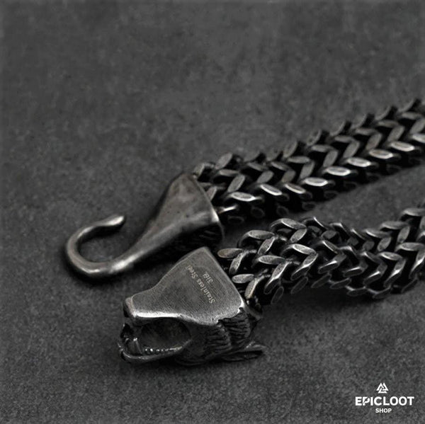 Viking Fenrir Wolf Armband voor Mannen en Vrouwen, Noorse Myth Odins Berserker Roestvrij Stalen Gedraaide Manchet Arm Ringen met Geschenkdoos (3 Kleuren),Steel&silver gold 1 pair Viking Fenrir Wolf Armband voor Mannen en Vrouwen, Noorse Myth Odins Berserker Roestvrij Stalen Gedraaide Manchet Arm Ringen met Geschenkdoos (3 Kleuren),Steel&silver gold 1 pair