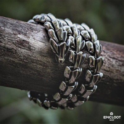 Midgard Serpent Jormungandr necklace