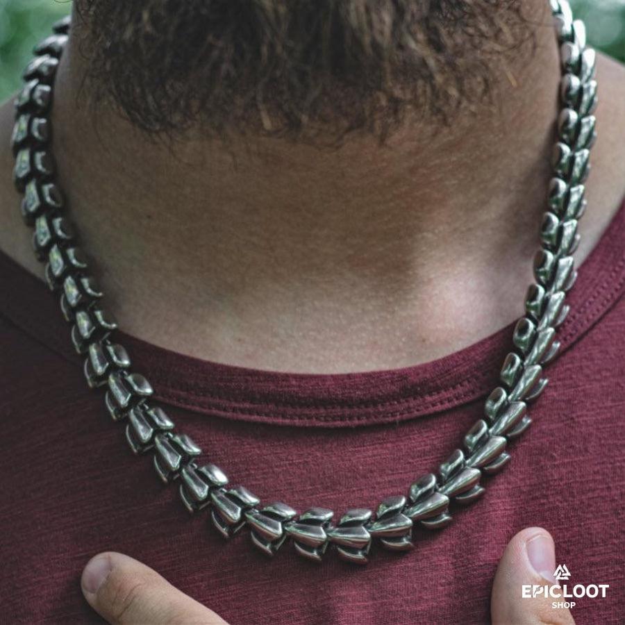 Huge Jormungandr necklace