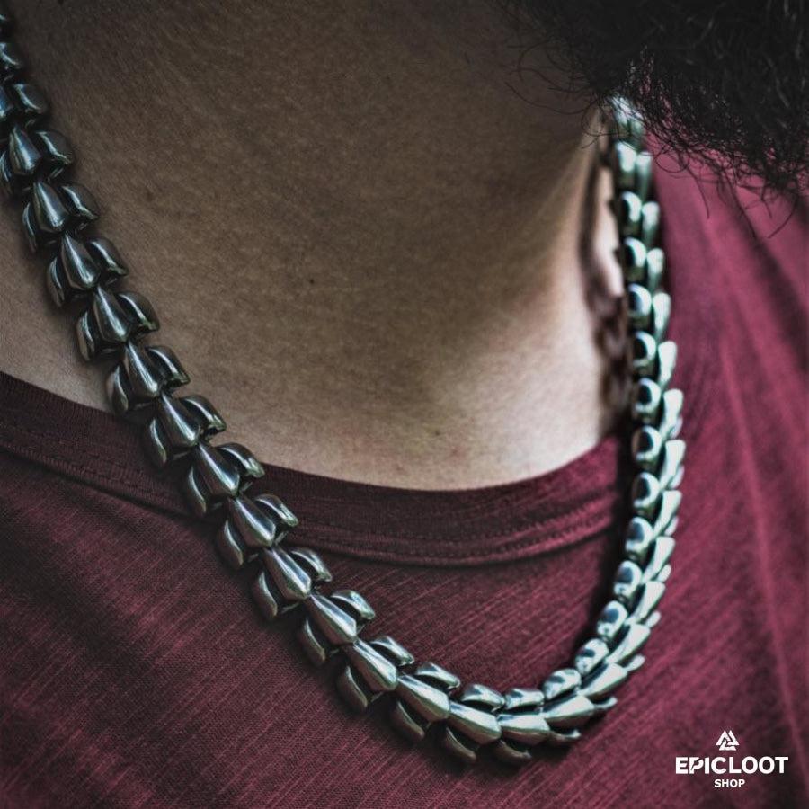Huge Jormungandr necklace