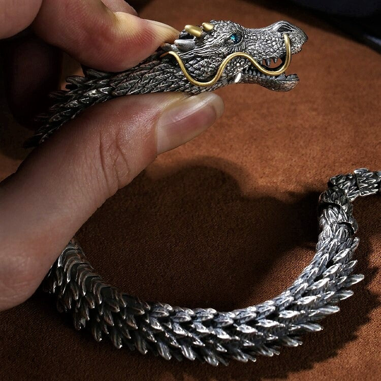 Nidhogg Norse Dragon Bracelet