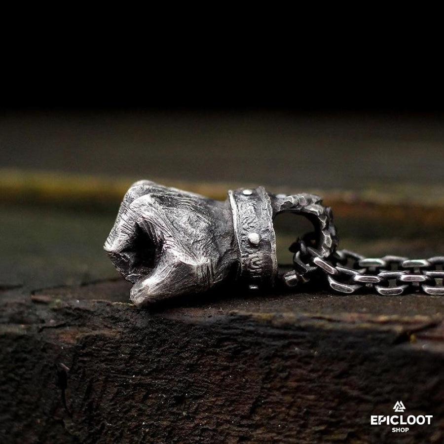 Iron Fist Pendnat Necklace
