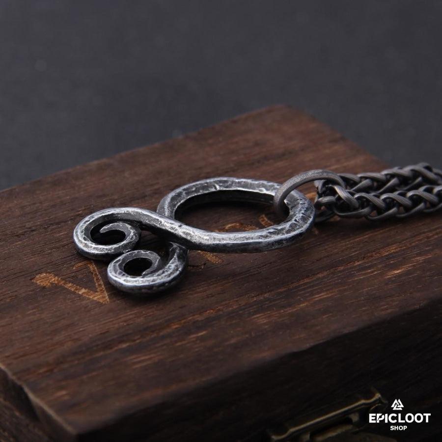 Iron Viking Cross Necklace