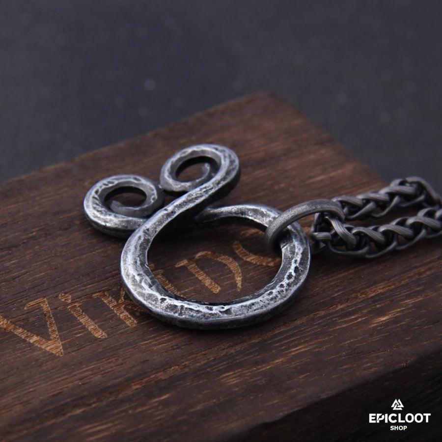 Iron Viking Cross Necklace