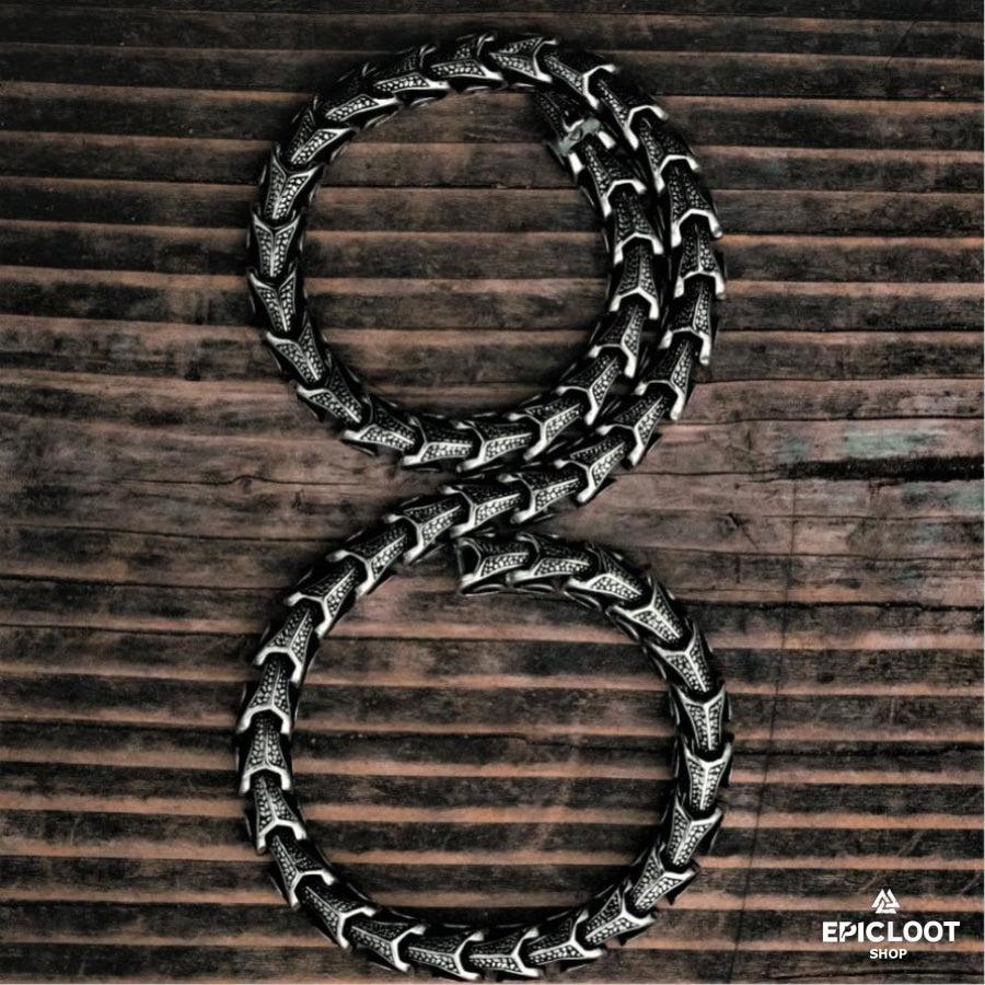Jormungandr Snake Necklace