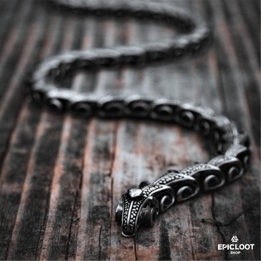 Jormungandr Snake Necklace