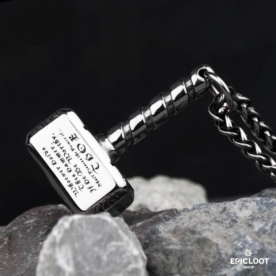 Massive Thor's Hammer Necklace