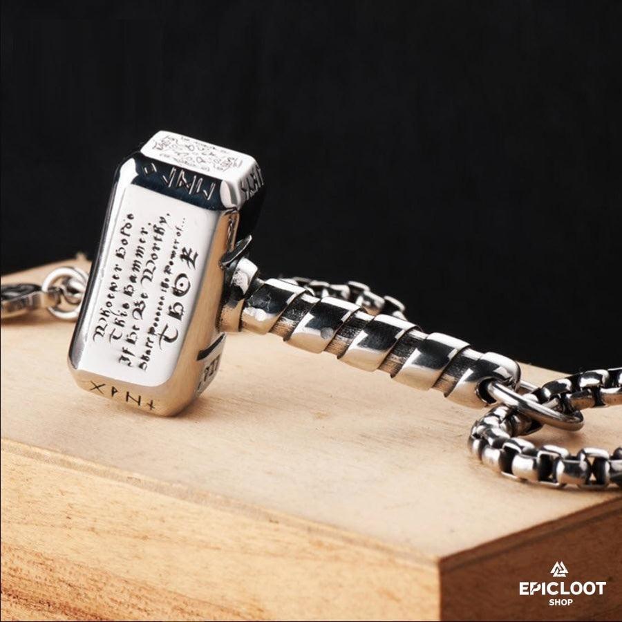 Massive Thor's Hammer Necklace