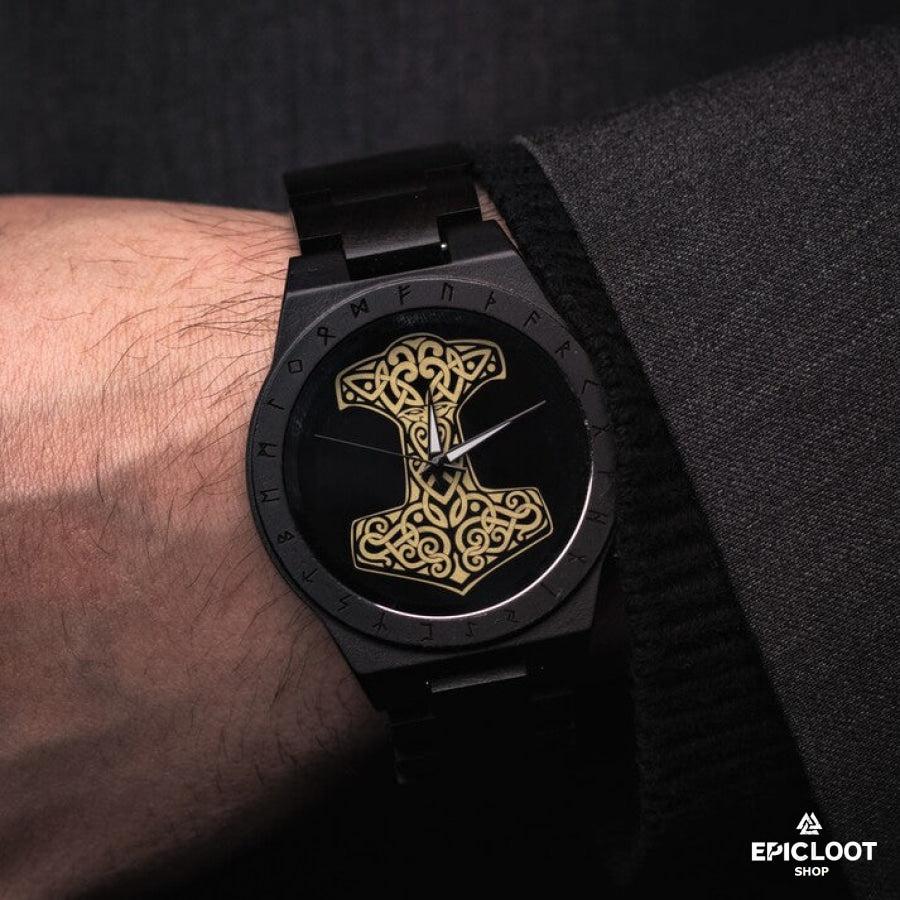 Mjolnir Wooden Watch