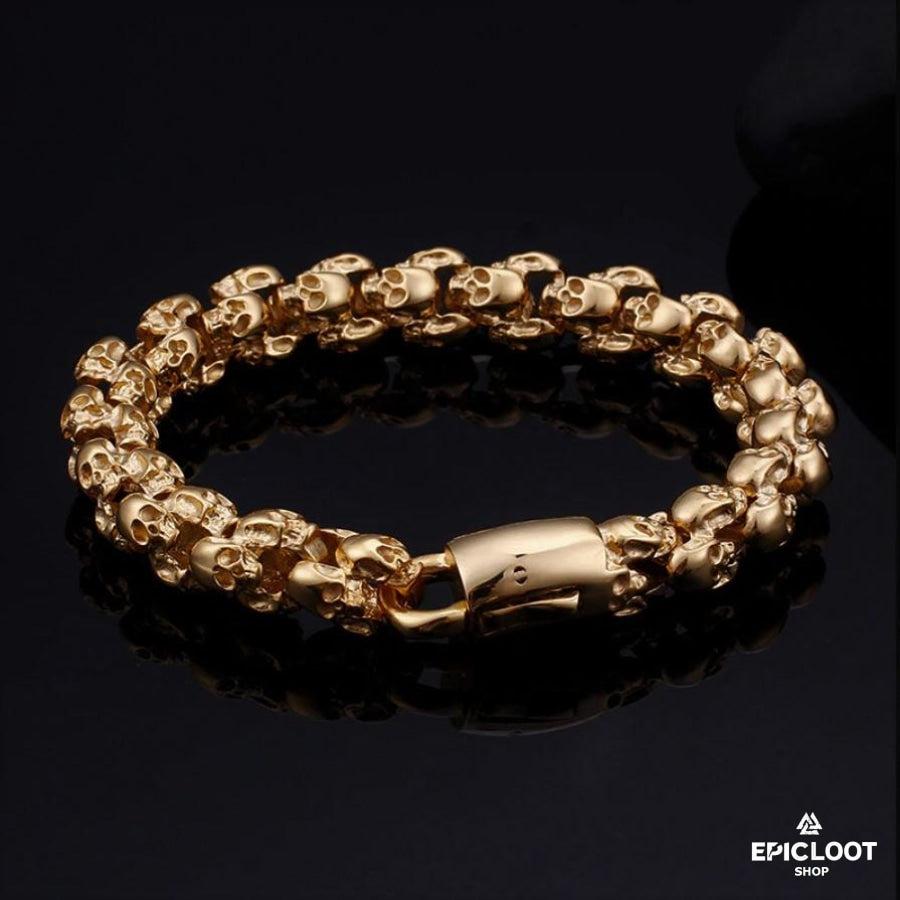 Multi Skull Stainless Steel Bracelet