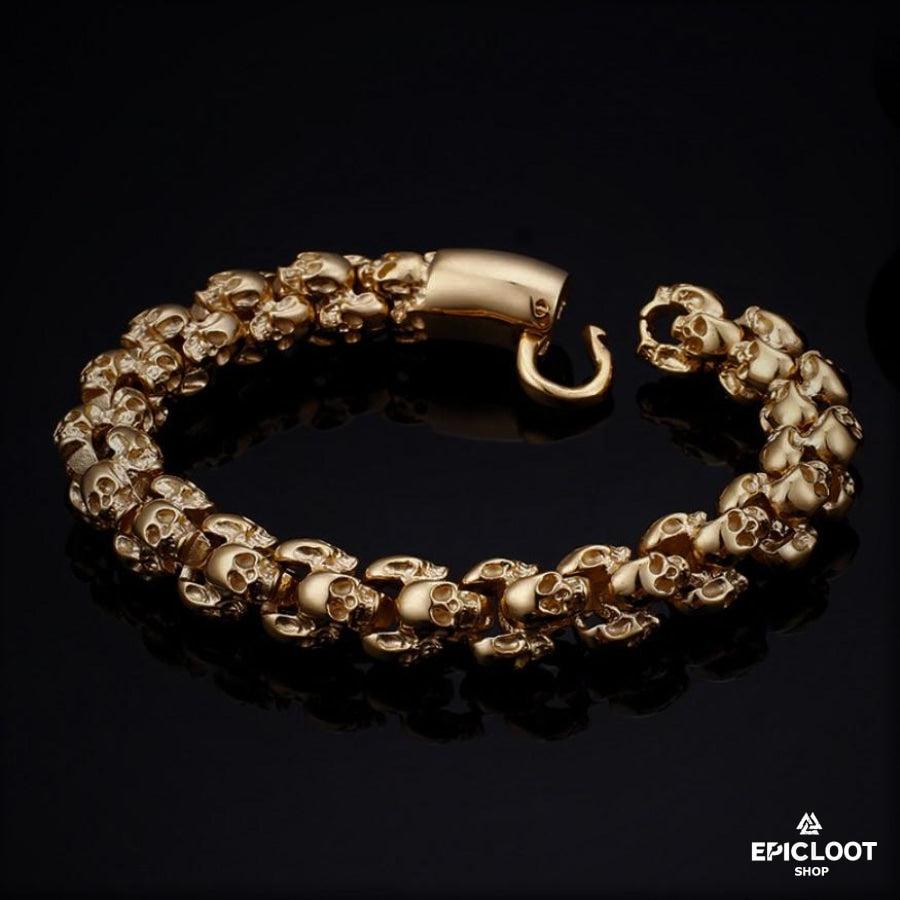 Multi Skull Stainless Steel Bracelet