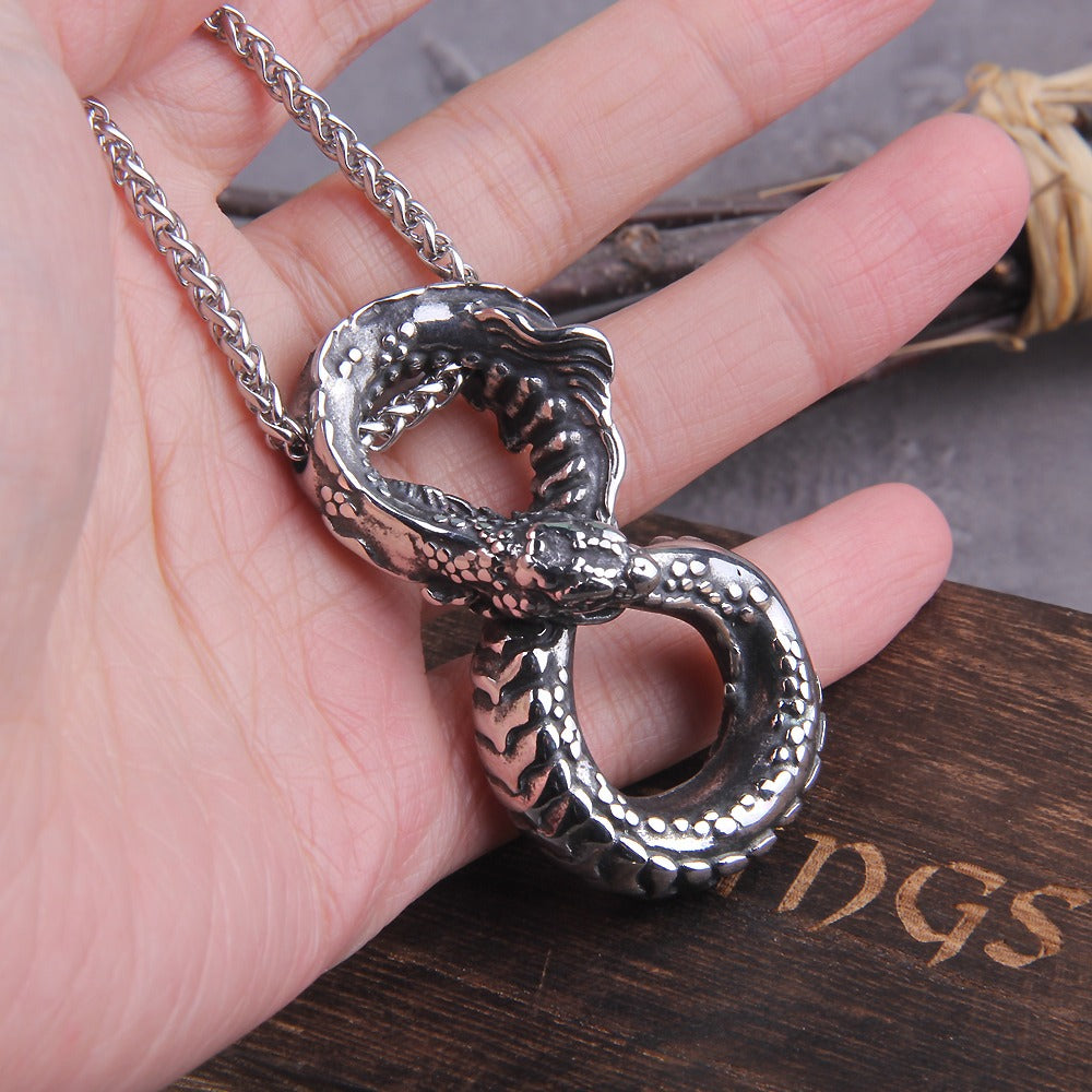 Jormungandr Snake Necklace