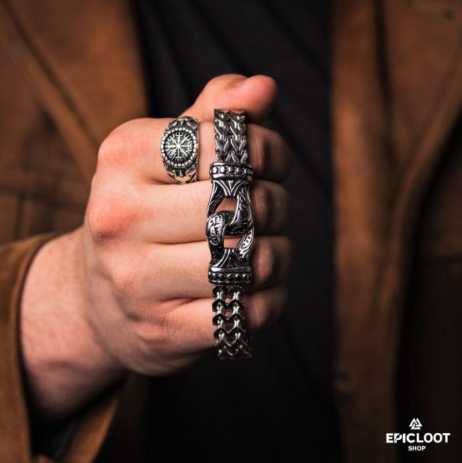 Never give up man bracelet