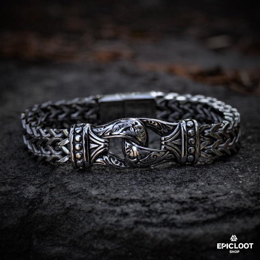 Never give up man bracelet