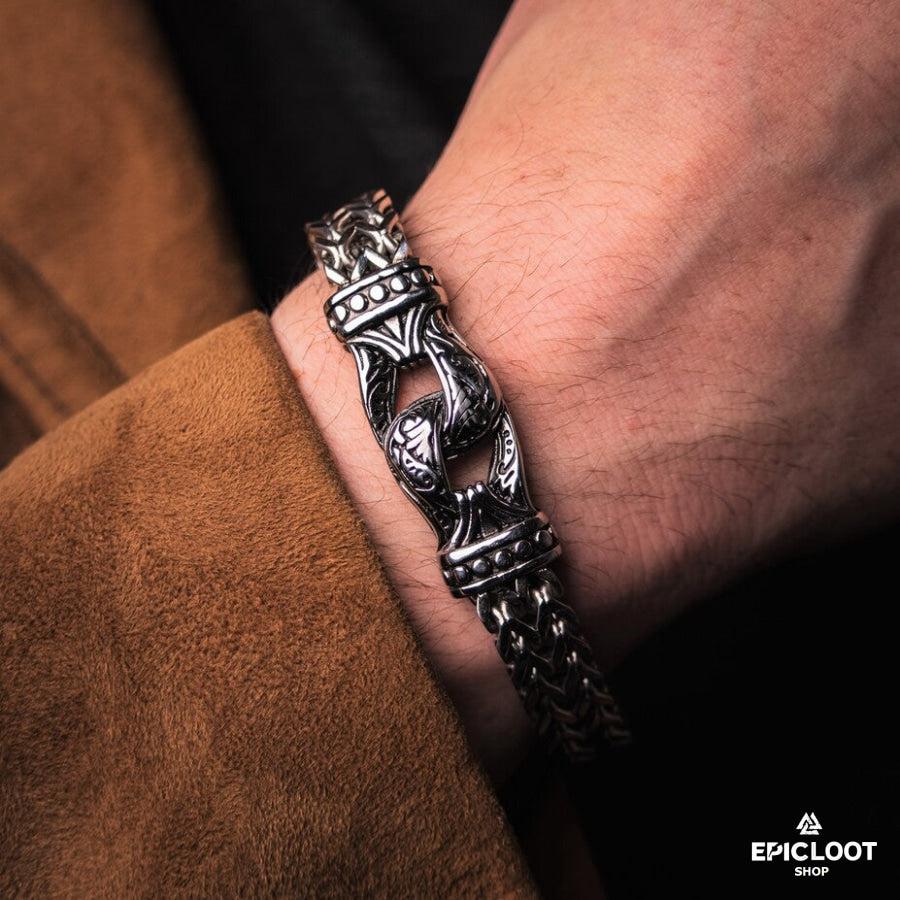 Never give up man bracelet