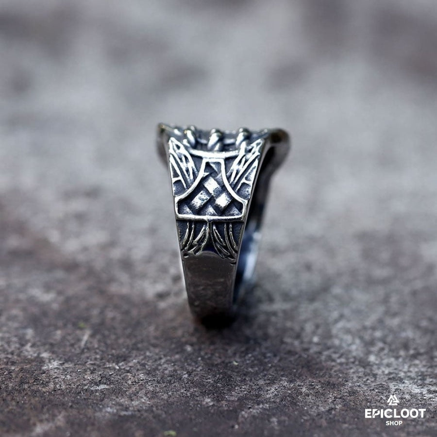 Nordic Runes Viking Ring