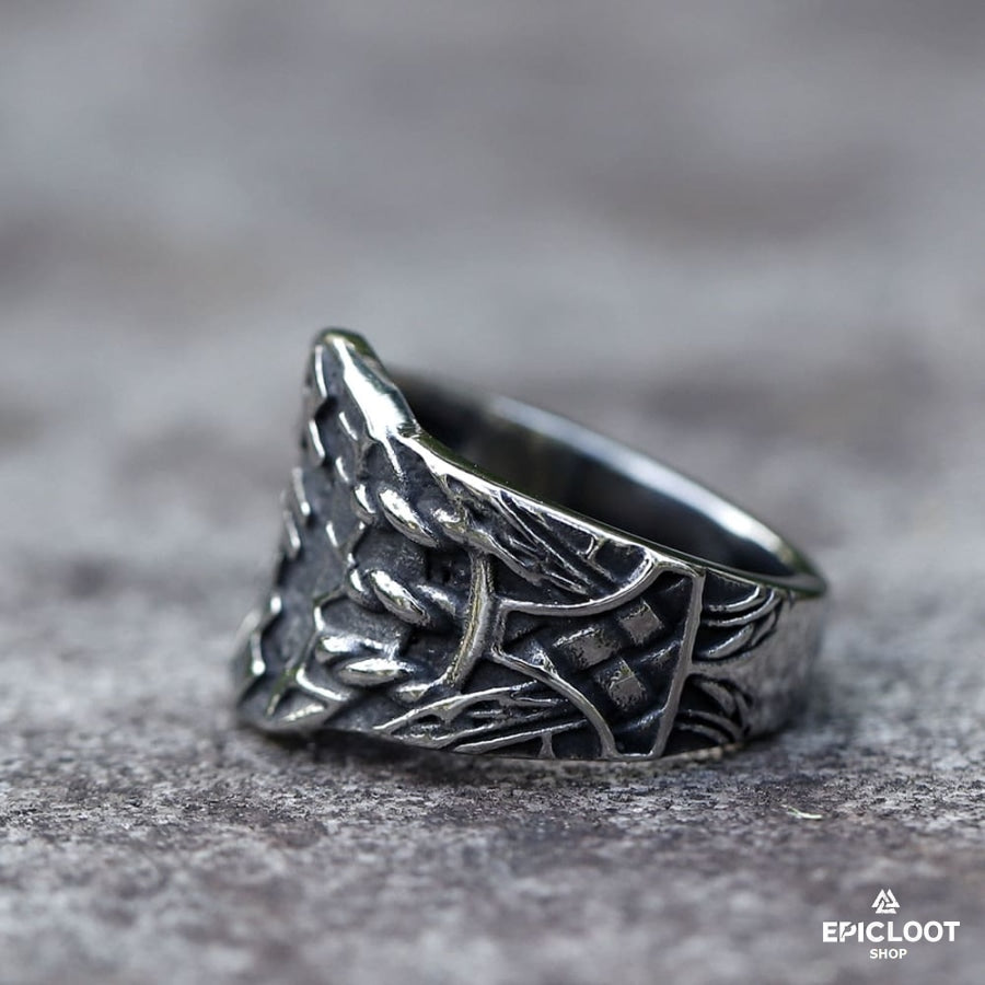 Nordic Runes Viking Ring