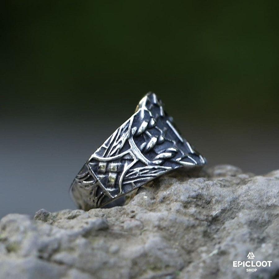 Nordic Runes Viking Ring