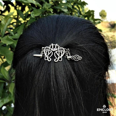 Fermaglio per Capelli Stile Nordico