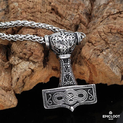 Nordic Thor hammer Mjolnir Necklace