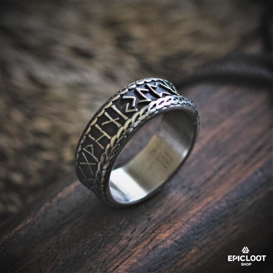 Nordic Viking Rune Ring