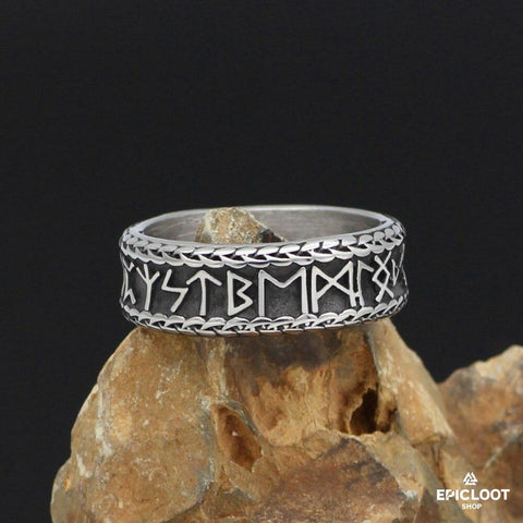 Nordic Viking Rune Ring