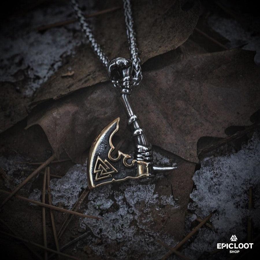 Nordic Vikings Axe Necklace