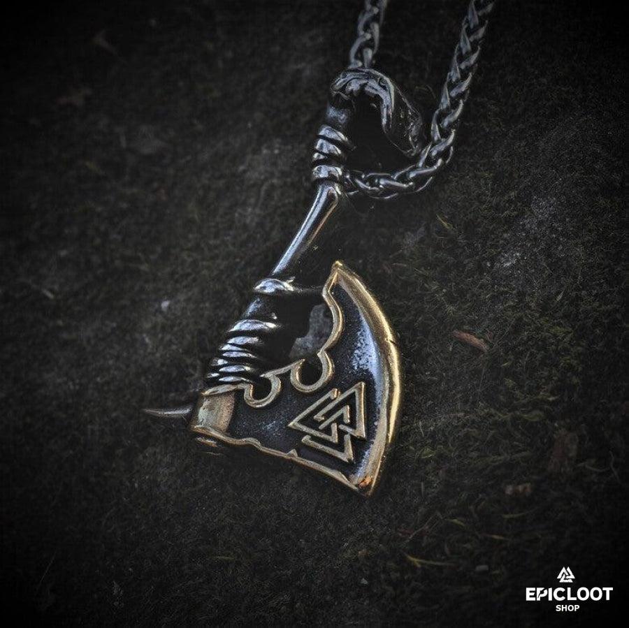 Nordic Vikings Axe Necklace