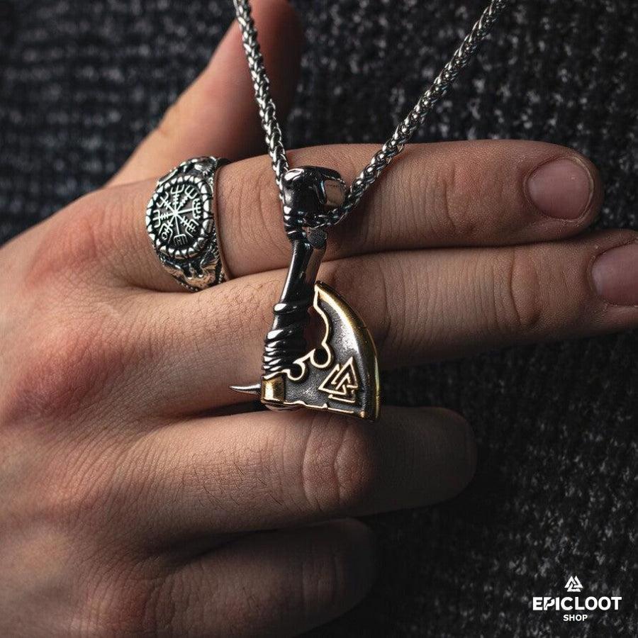 Nordic Vikings Axe Necklace