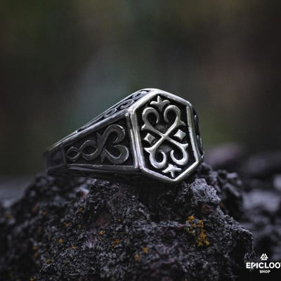 Anello con Ornamento Norreno