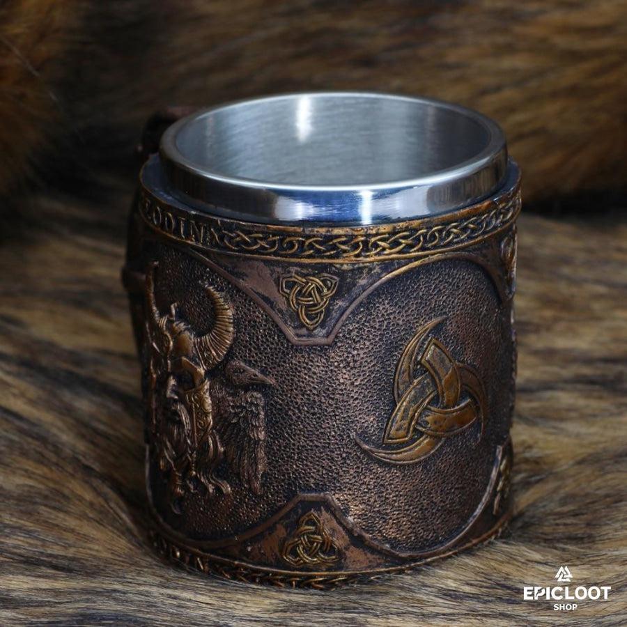 Odin With Ravens Tankard