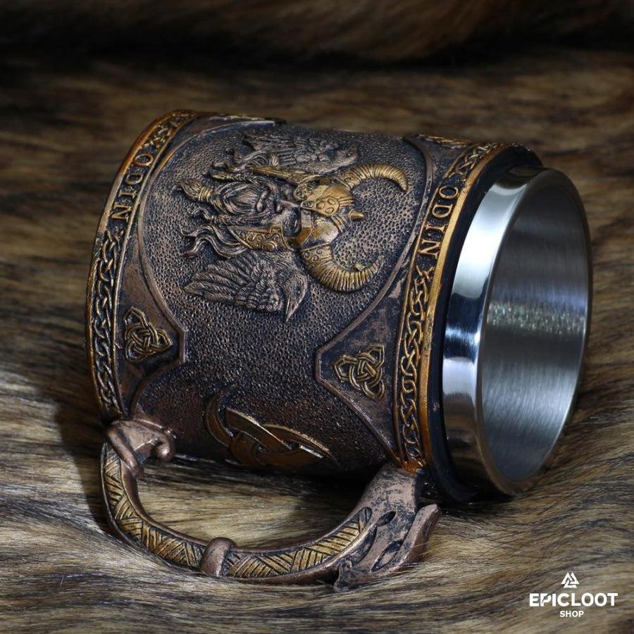 Odin With Ravens Tankard