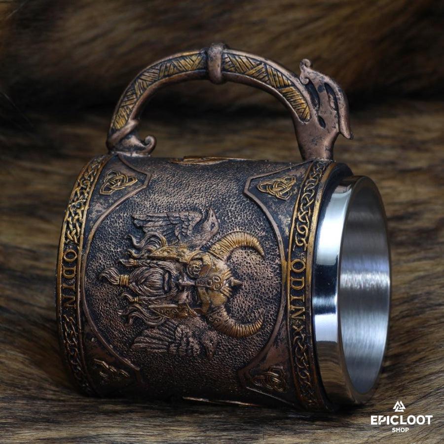 Odin With Ravens Tankard