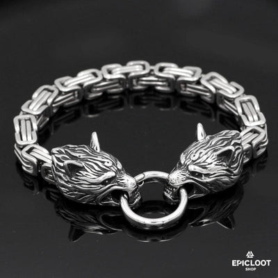 Odin's Wolves Massive Bracelet