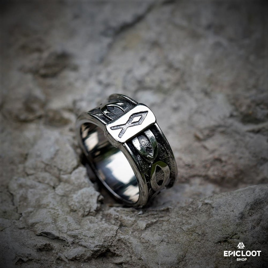 Othala Rune Viking Ring