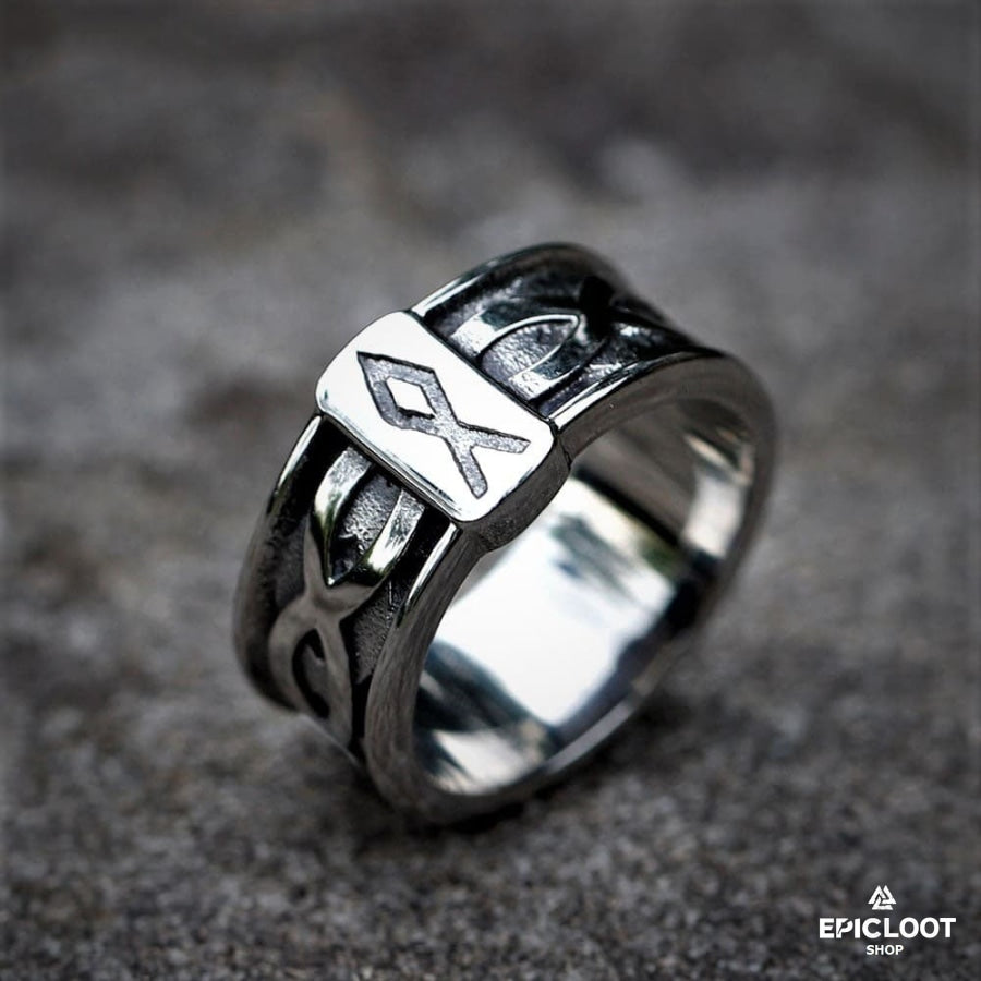 Othala Rune Viking Ring