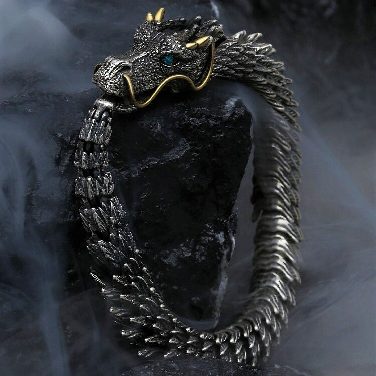 Nidhogg Norse Dragon Bracelet