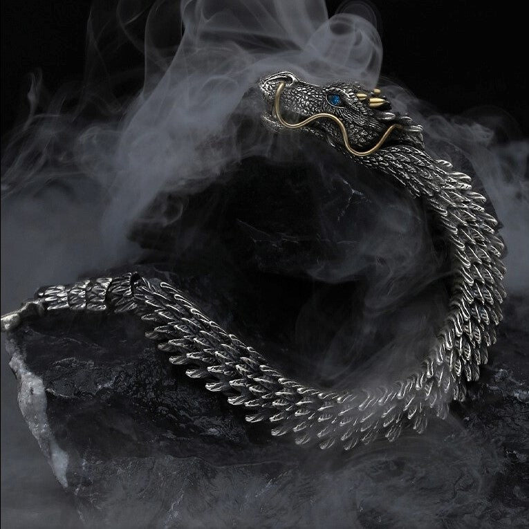 Nidhogg Norse Dragon Bracelet