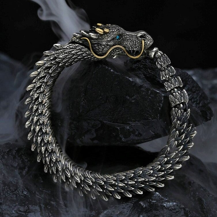 Nidhogg Norse Dragon Bracelet