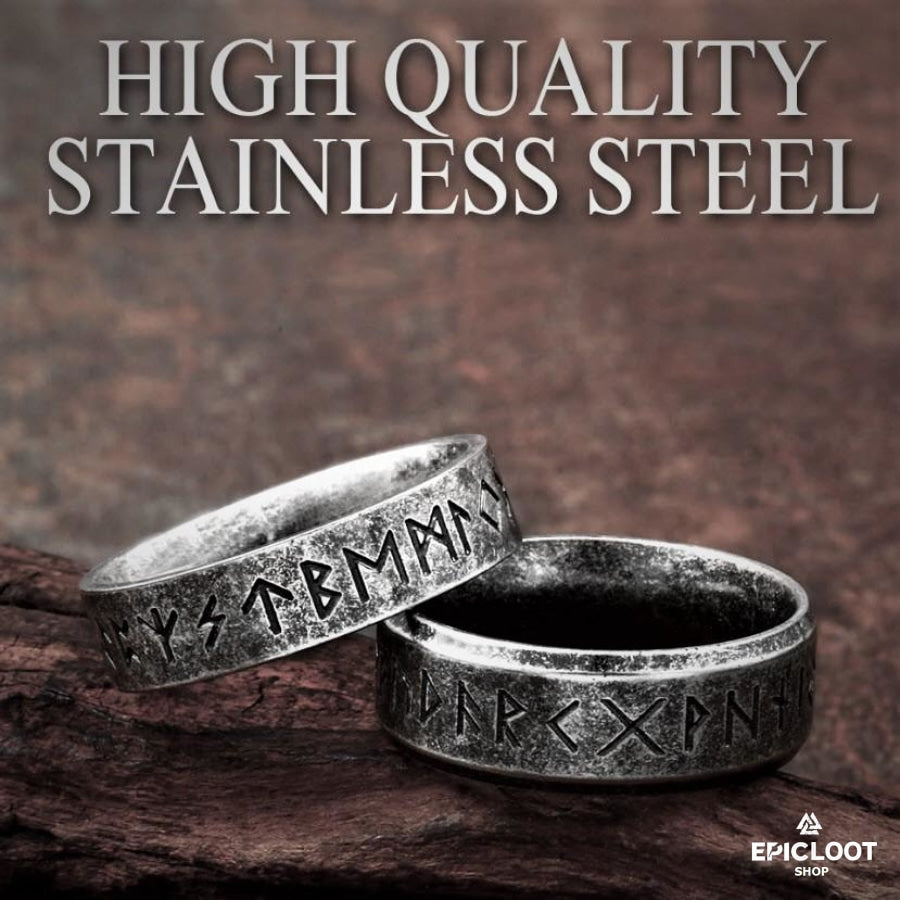 Runic Alphabet Ring