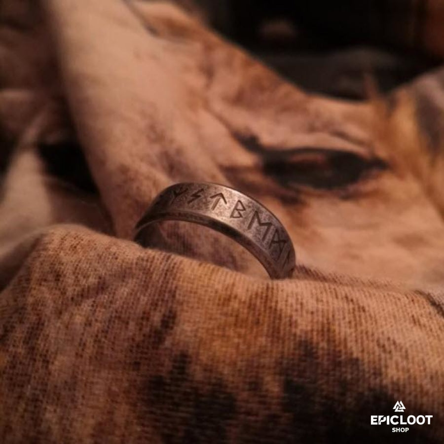 Runic Alphabet Ring