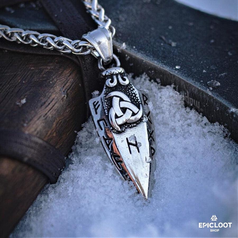 Runic Arrow Head Necklace