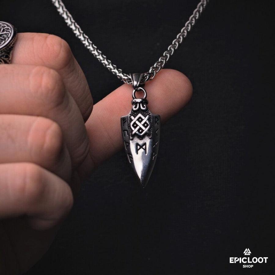 Runic Arrow Head Necklace