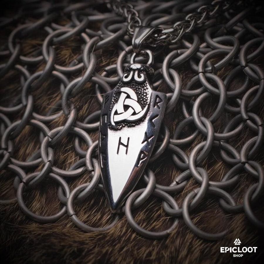 Runic Arrow Head Necklace