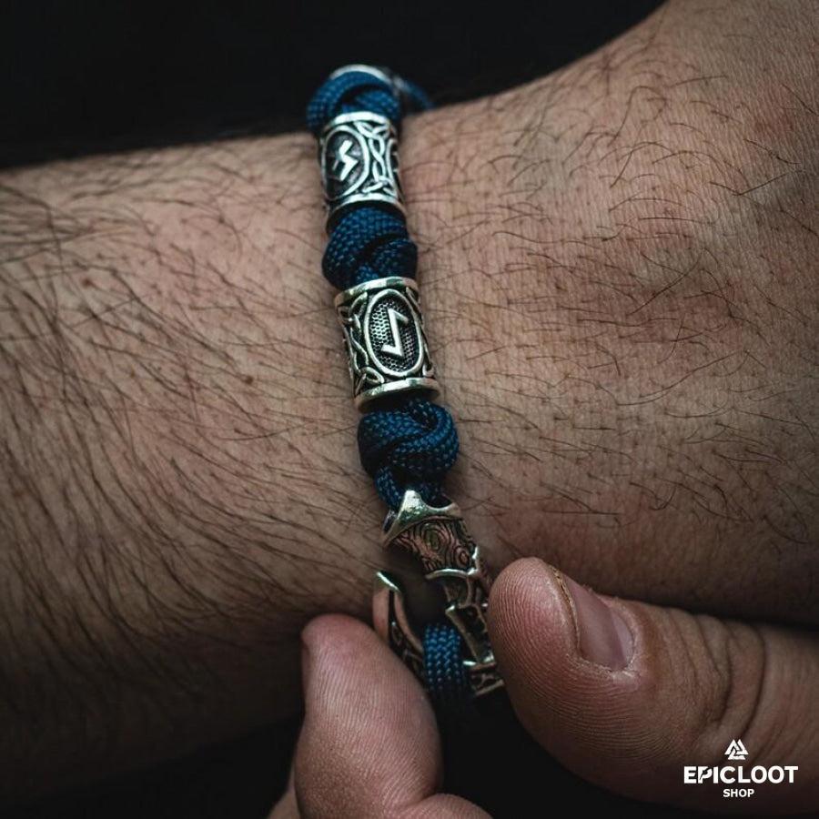Runic Viking Axe Bracelet