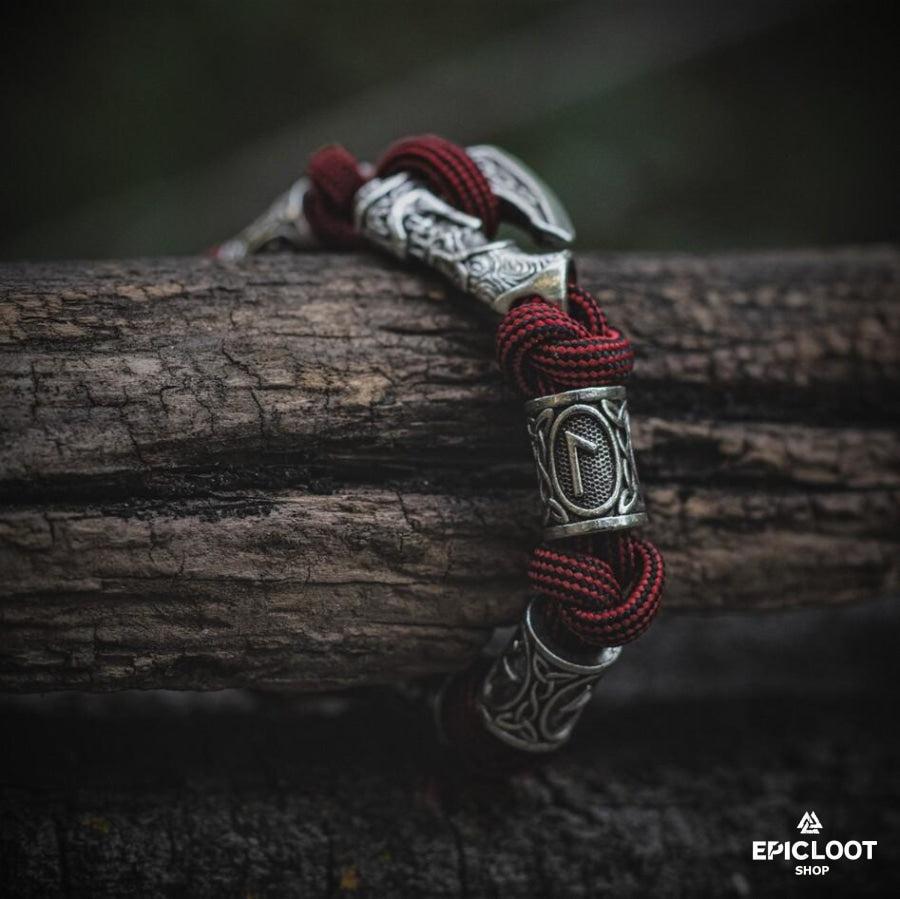 Runic Viking Axe Bracelet