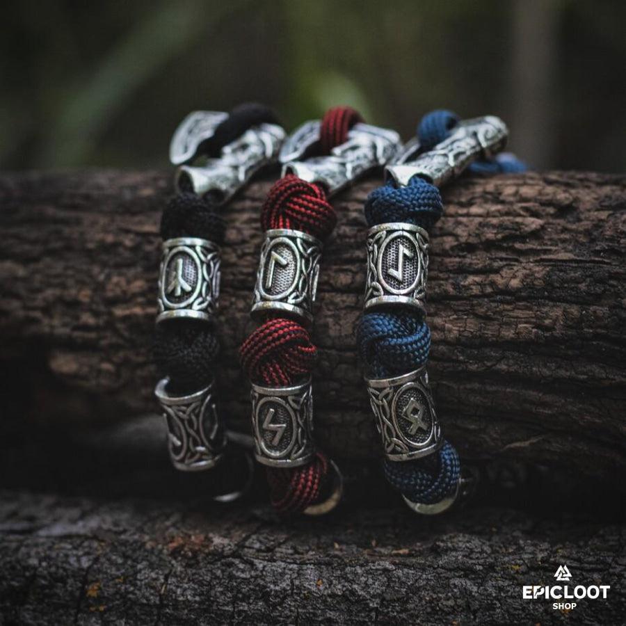 Runic Viking Axe Bracelet