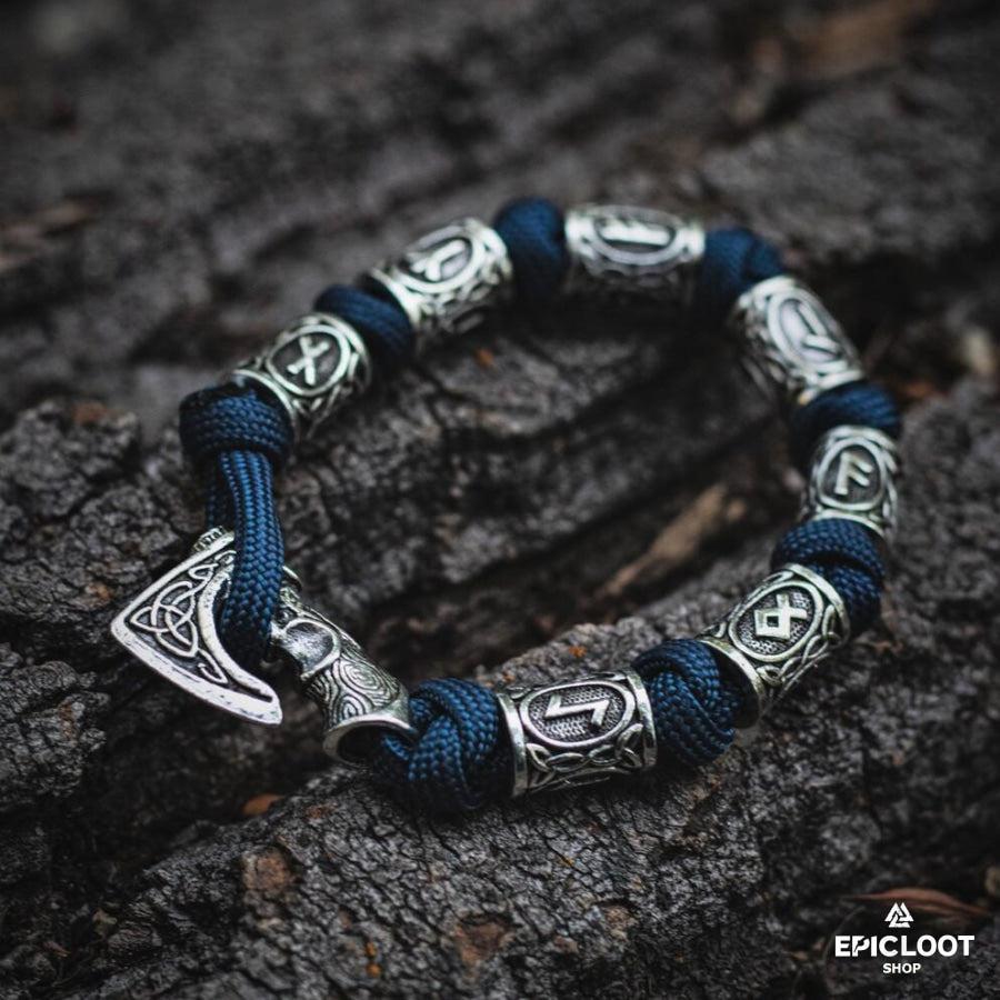 Runic Viking Axe Bracelet