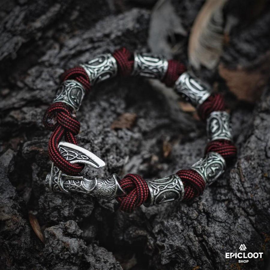 Runic Viking Axe Bracelet