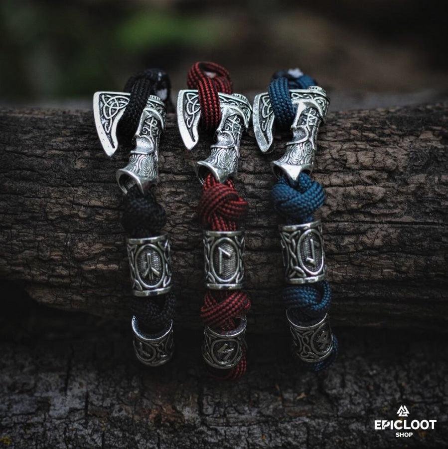 Runic Viking Axe Bracelet